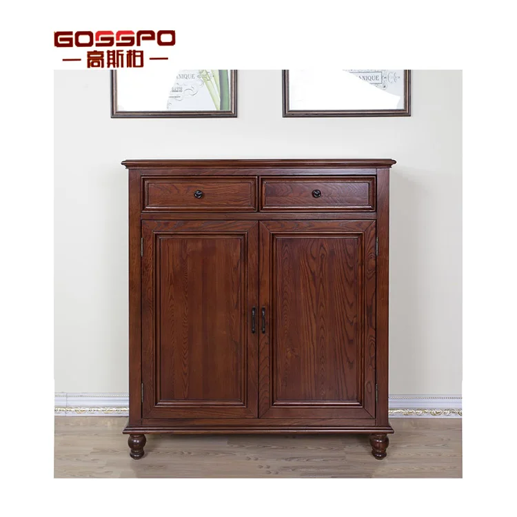 Guangdong Antique Wooden Furniture shoe cabinet
