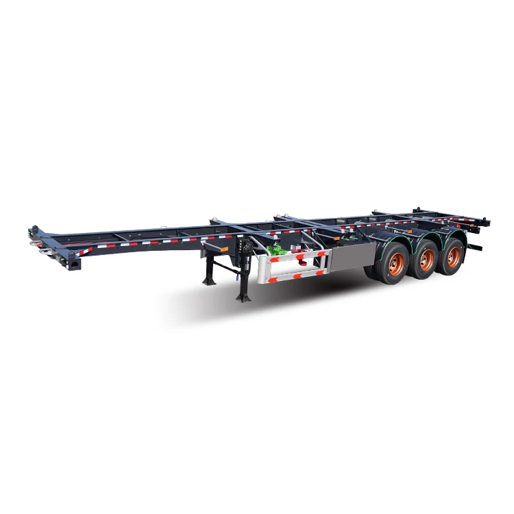 3axle skeletal Semi Trailer shipping containers trailers container chassis trailer 40ft 20ft GYY GHY  GJY TJZ ST Vehicle Special