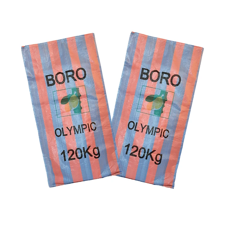 quality printing customized colorful stripes pp woven shopping bags export to peru