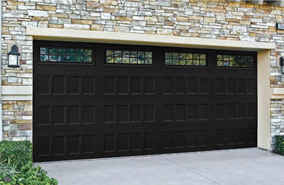 High Quality remote control automatic galvanized steel sectional roller shutter garage Doors