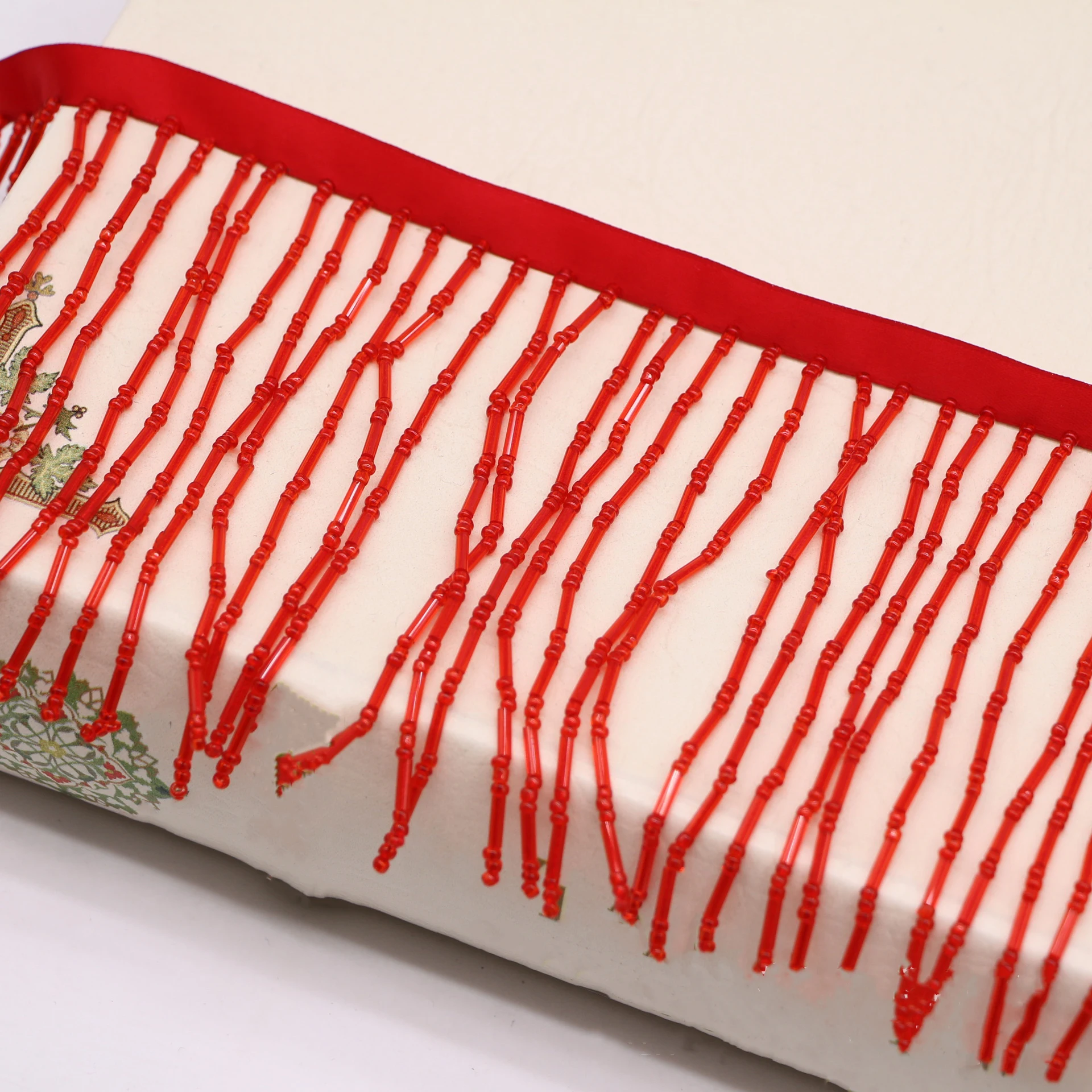 10cm wide diy sewing wedding lace accessories long gold silver costume dress curtain tassel fringe beaded fabric ribbon trims