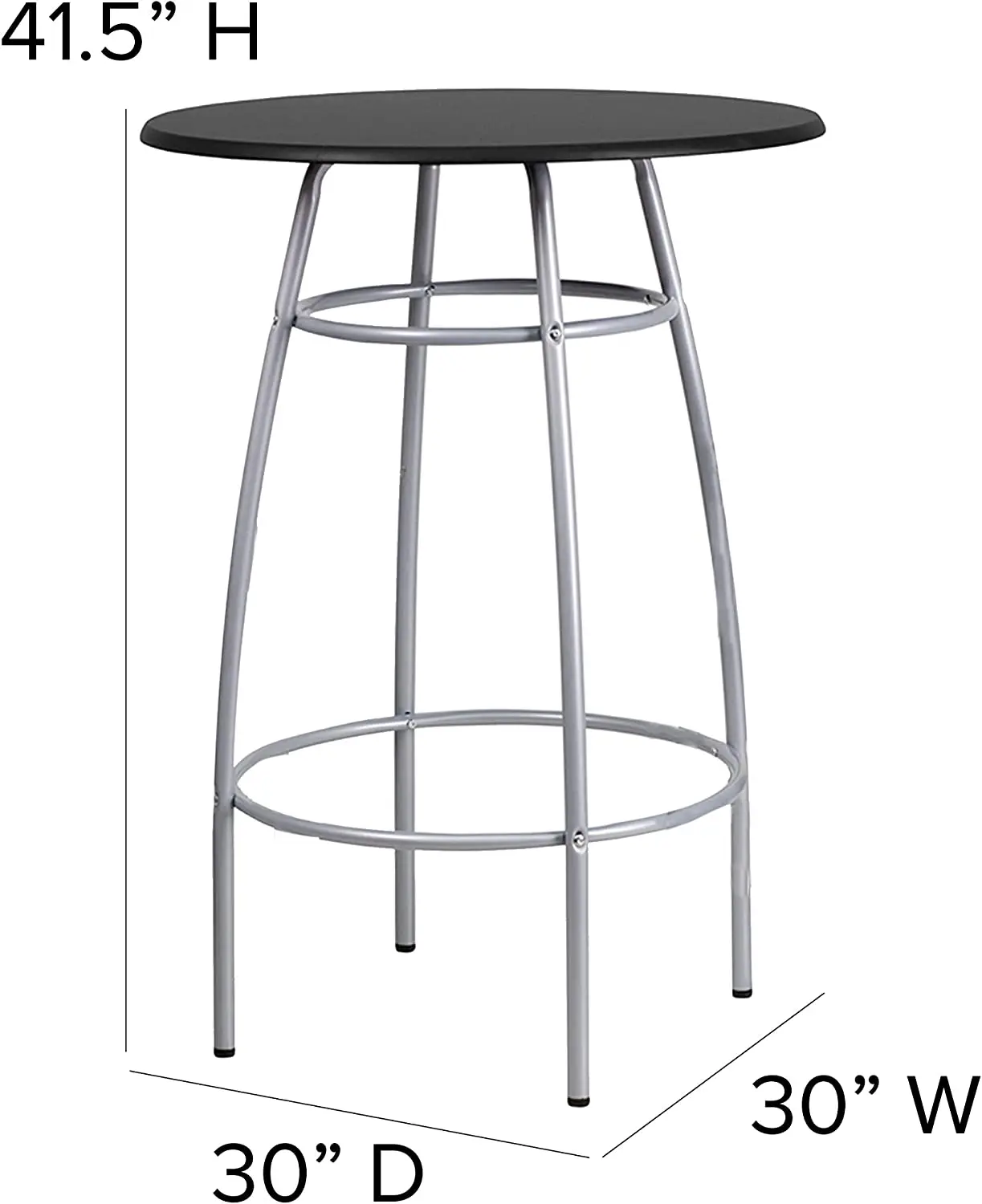 Family bar table bar chair two piece set of high stools