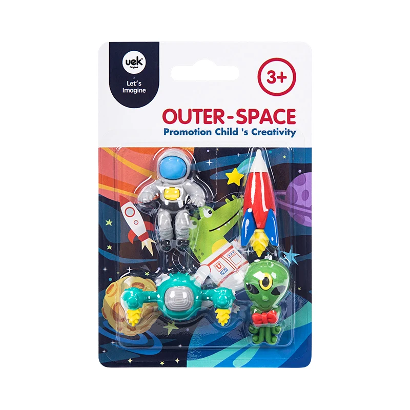 
Promotional kawaii stationery school supplies gift for kids OEM Cute Pencil 3D Rubber eraser 