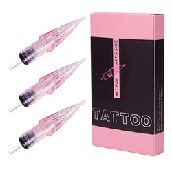 Pink Membrane Standard Universal Tattoo Cartridges Needle Tattoo Needles For Ombre Eyebrow hair stroke Scalp Micropigmentation