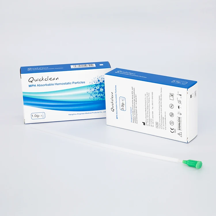 new product Quickclean absorbable hemostat for surgeries