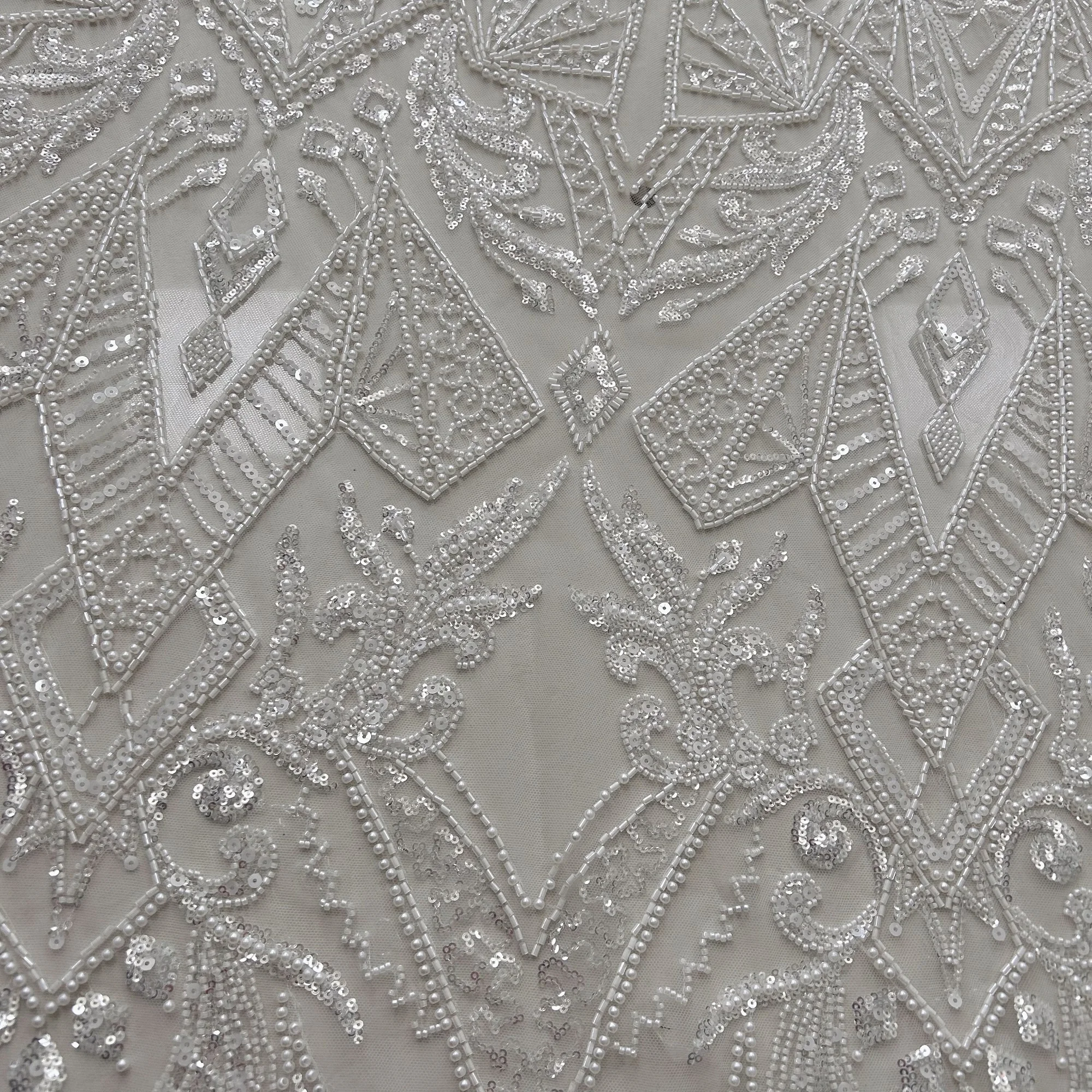 low price good price pearl embroidered fabric tubes is suitable for GIRL