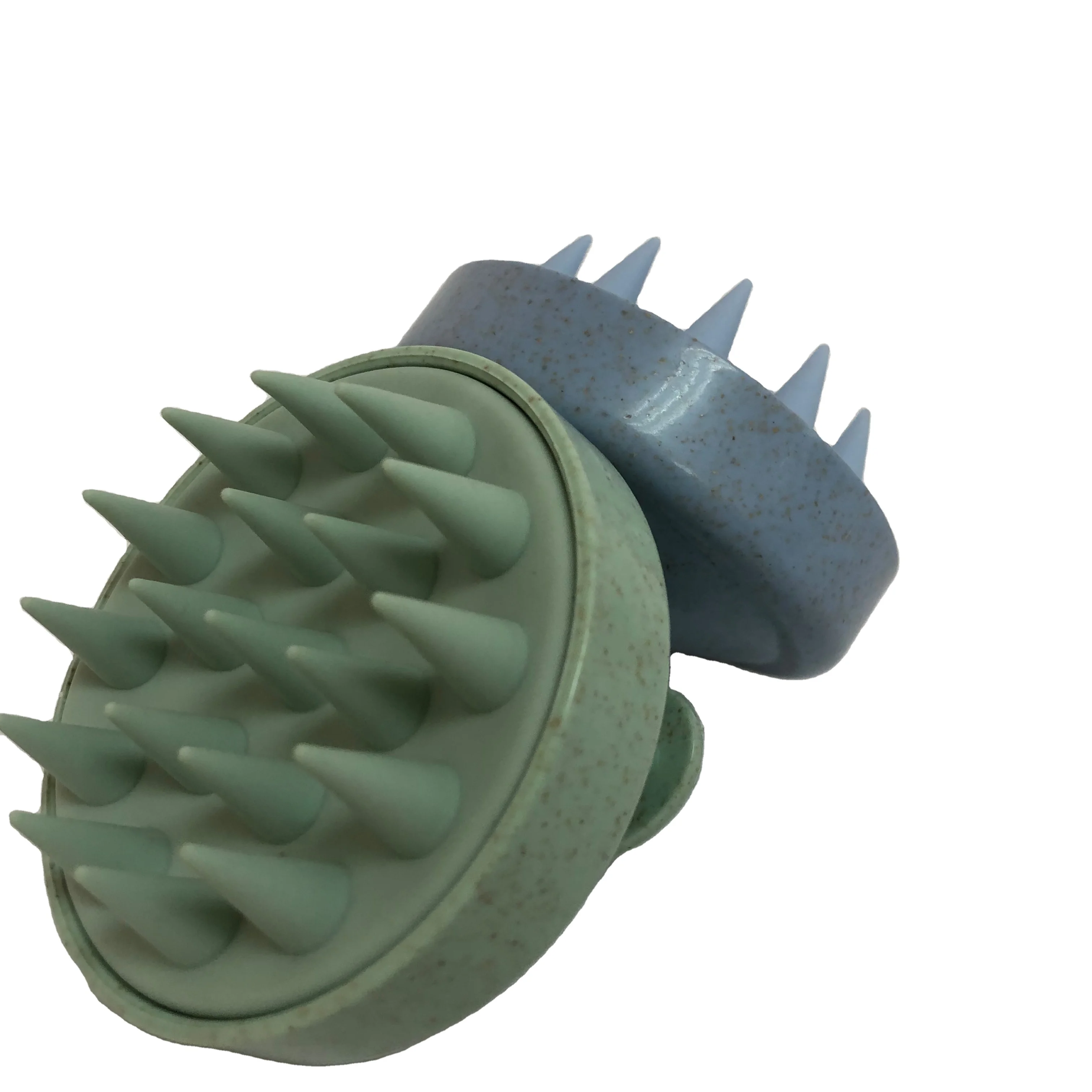 New Product Beauty Tool Straw Wheat Scalp Hair Massager Brush and Hair Washing Care