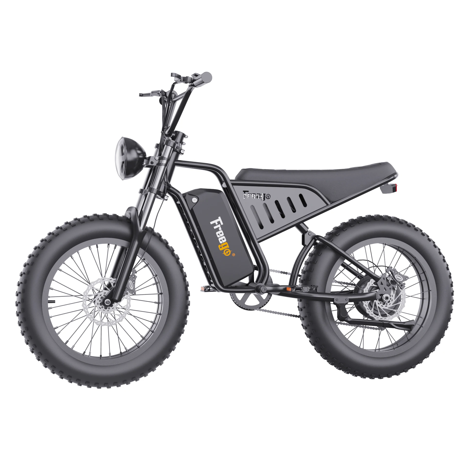 Freego W1 1400W 48V 22.5Ah 50-80km 7 Speed 20 Inch Fat Tire Electric Bike