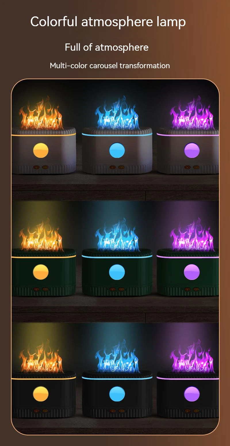 2022 новый креативный диффузор с пламенем увлажнитель воздуха hot volcano usb аромадиффузор для духов и масла