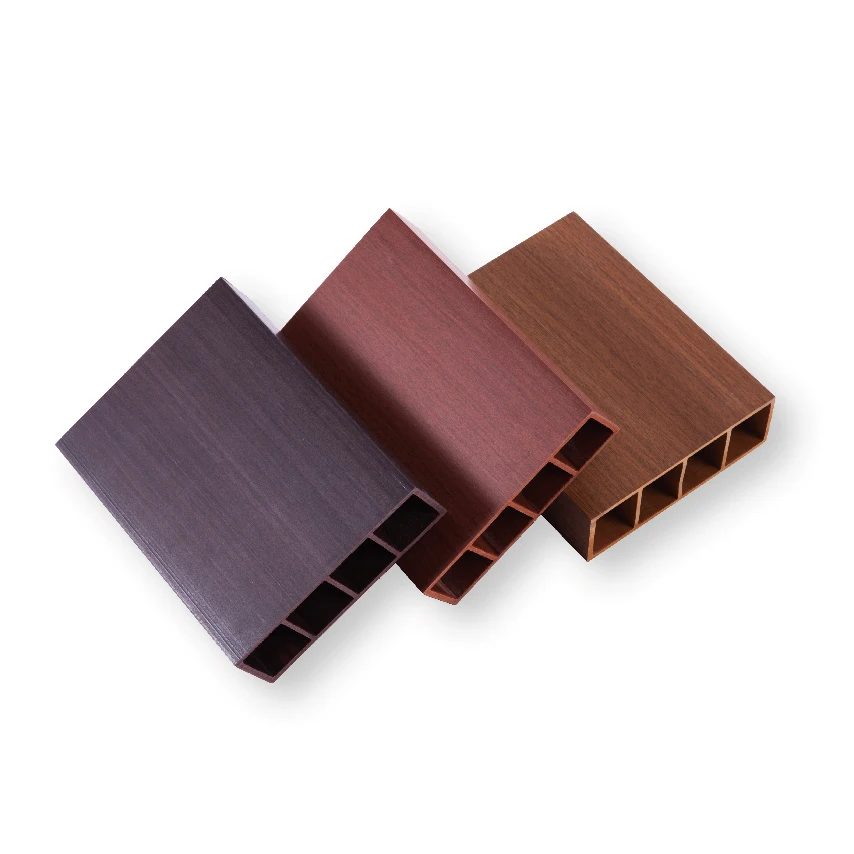 Деревянная и пластиковая композитная перегородка Foshan Ruccawood WPC/PVC, декоративная трубка, дизайн экранирования 150*50 мм