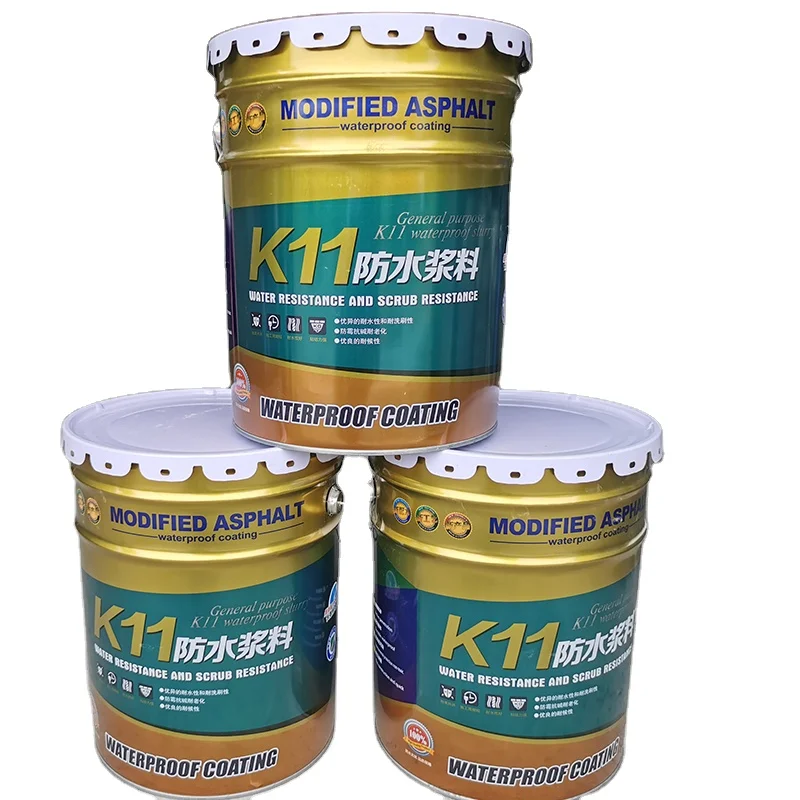 High Flexible factory wholesale K11 waterproof slurry coating Used for wall etc. waterproof slurry