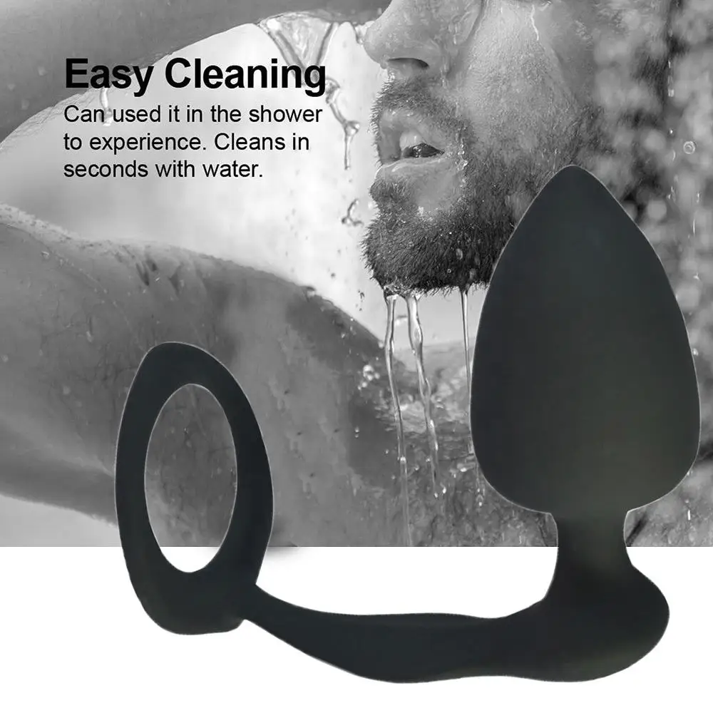 Remote Control 100 Waterproof Soft Silicone Sex Toy 10 Vibration Modes Female Male Couple Anal Plug For Sexual Pleas
