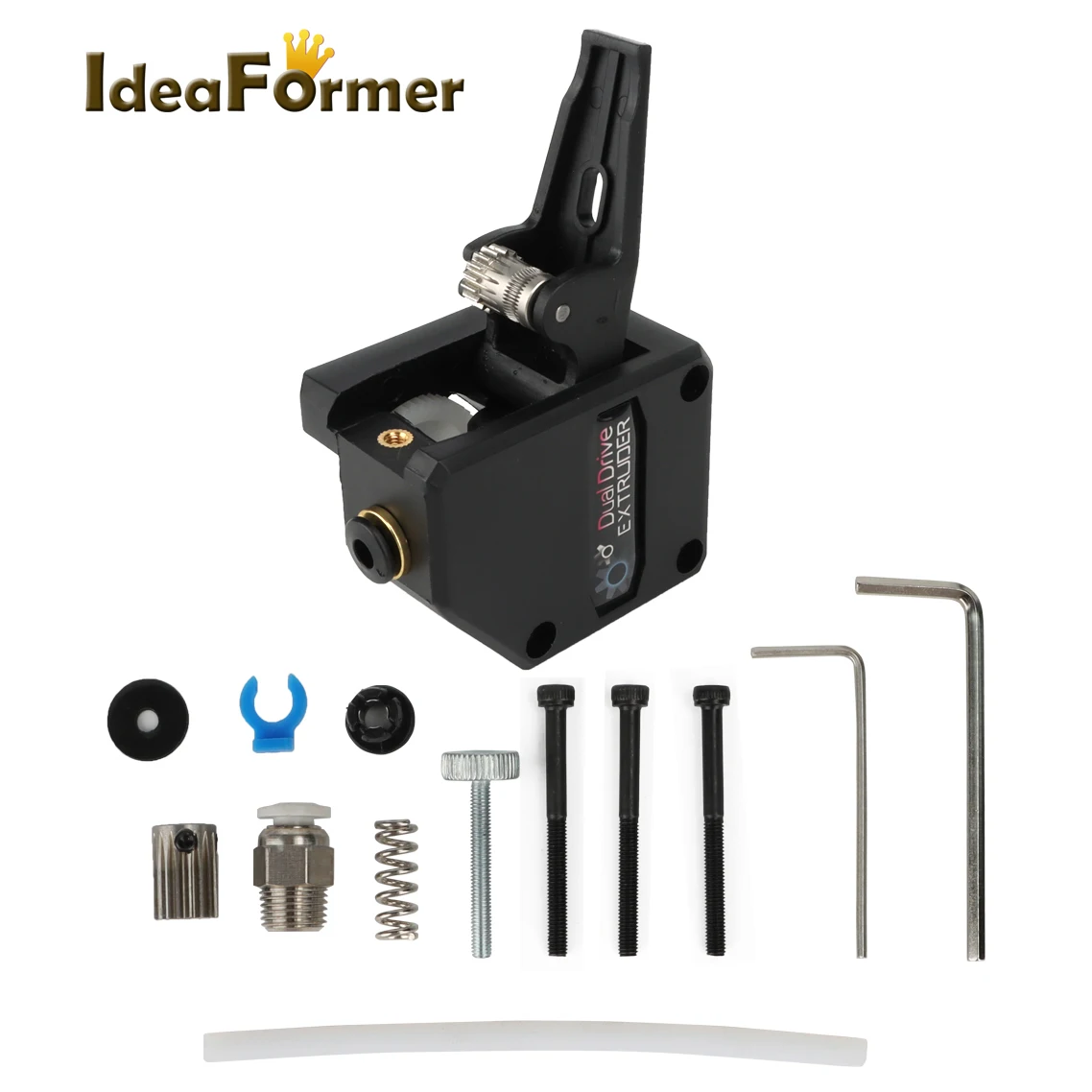 3D Printer accessories black  Dual Drive Extruder Bowden extruder 3D Printer accessories black  1.75mm filament for IR 3&IR 3 v1
