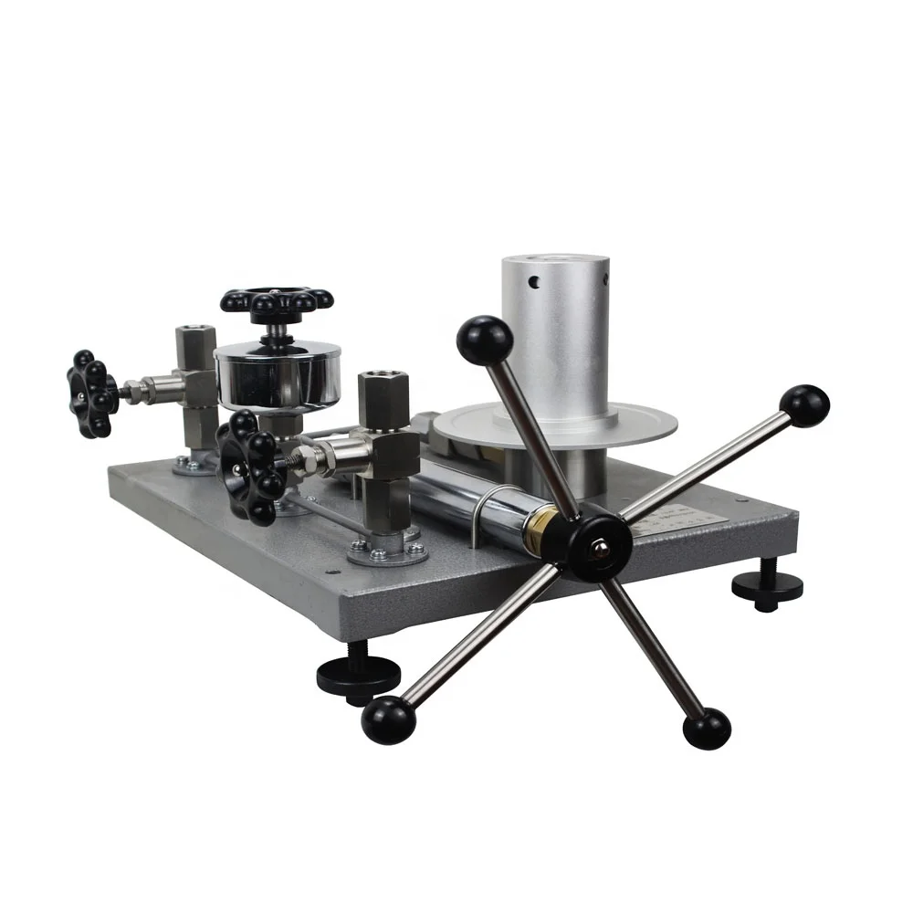Piston type deadweight calibration dead weight pressure tester