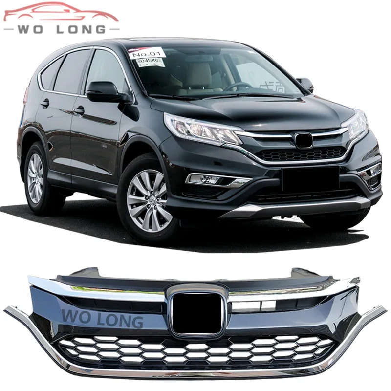 New Front Chrome Upper Grille 71121-T0T-H01 Grill for Honda CRV 2015 2016