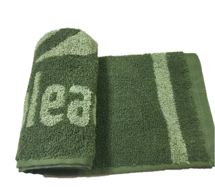 Custom 100% Cotton Jacquard Woven Fabric Design Thick Beer Bar Towel Sport Towel