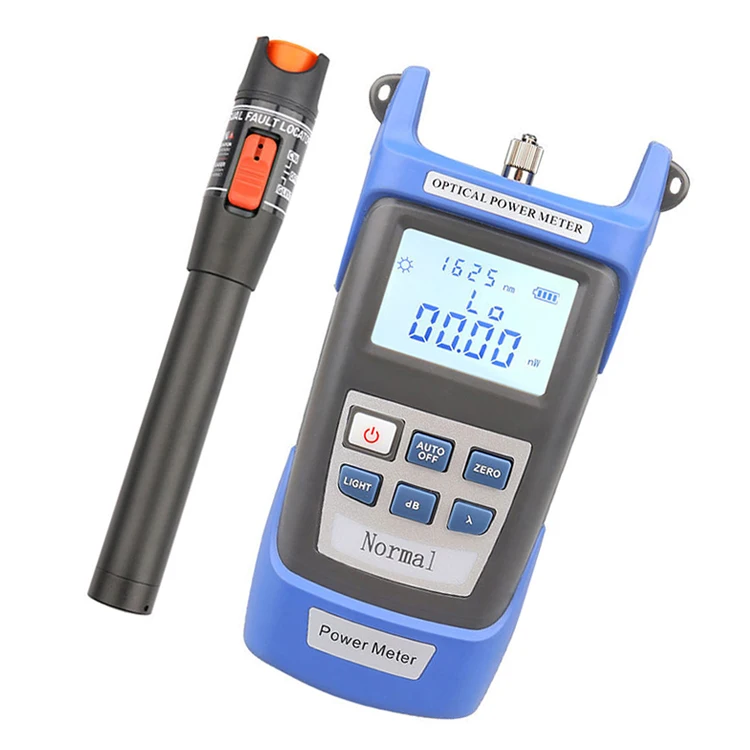 High-precision optical power meter -70~+6dbm combined with 10km red light source lighting pen 10MW