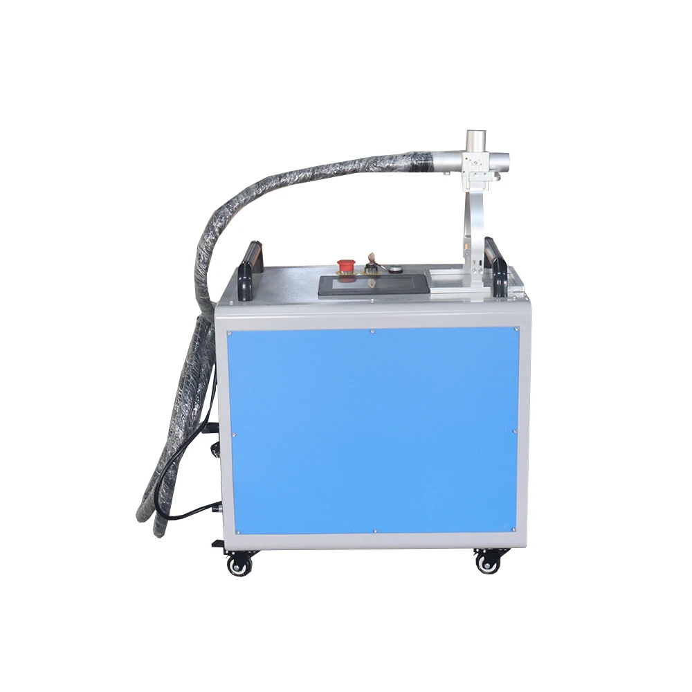 handheld pulsed fiber laser cleaning machine for rust oil dust removing oil clean coating removal machines