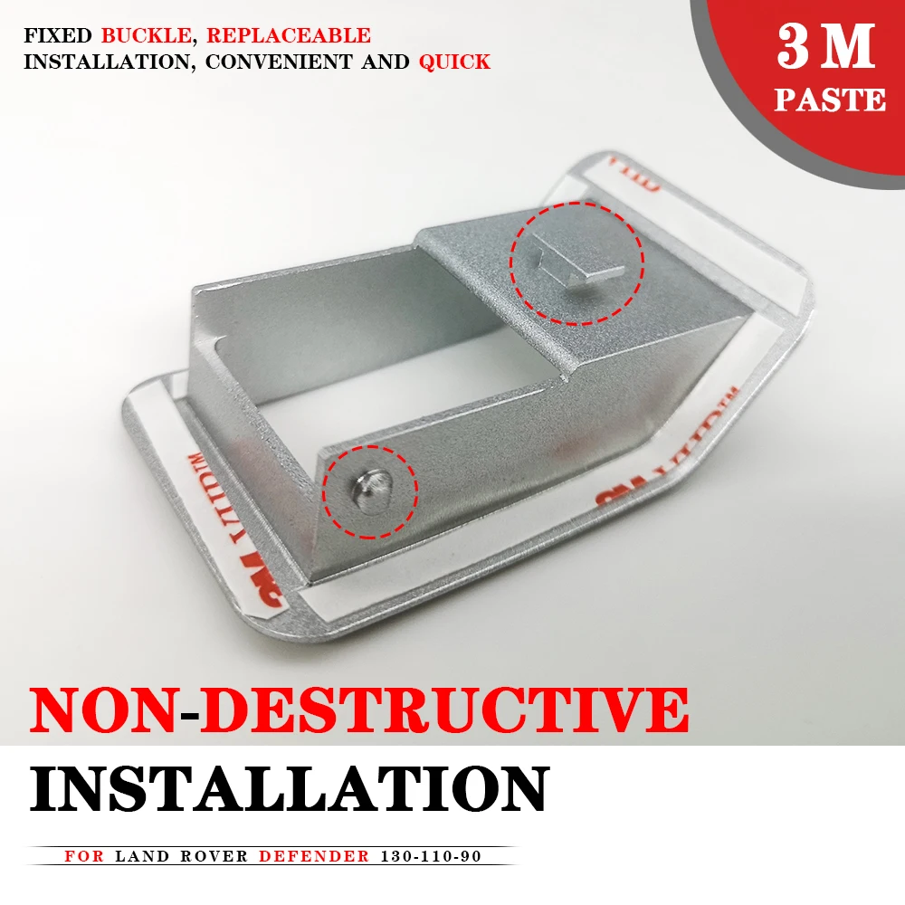 For Land Rover Defender 90 110 130 04-19 Car Internal door latch Outside frame handle decoration cover Defender Auto Accessories