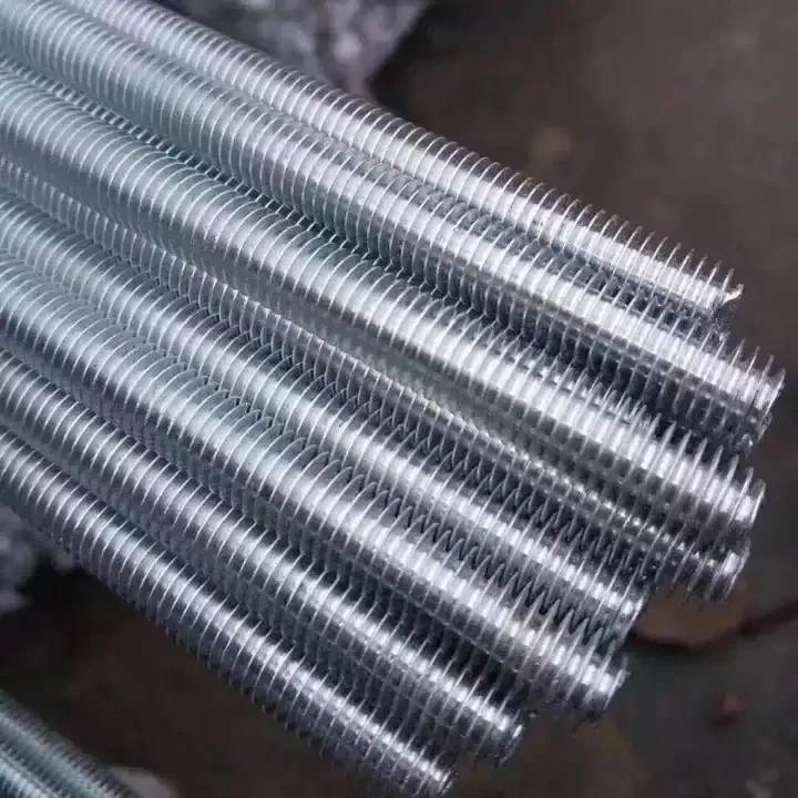 DIN Standard Stainless Steel Double End Threaded Rod with Plain Finish Hex Bolt Type