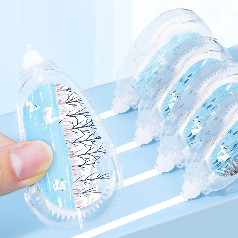 6/8pcs/box correction tape with 5mm*6m/8m paper tape stationery supplies cheap correction tape with Diy Sitcker