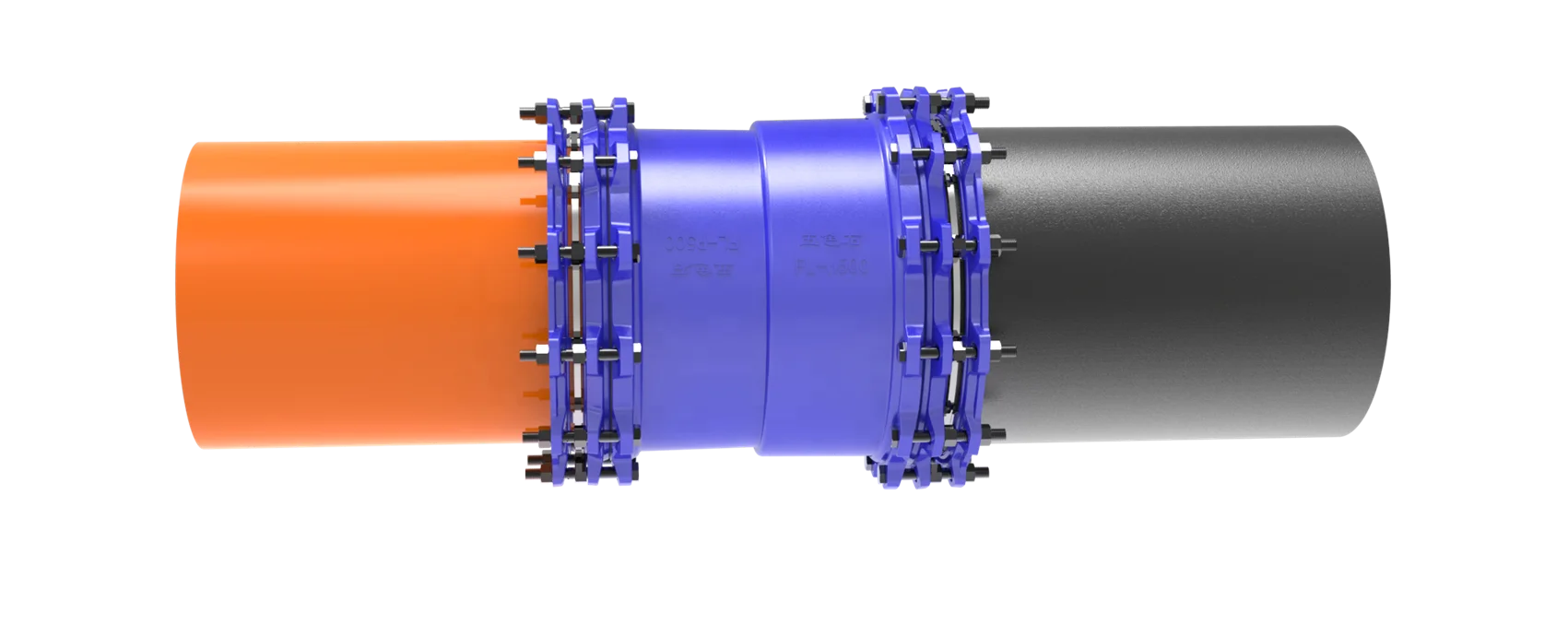 pipe adaptor/adapter/ joint/coupling/connector for connecting DI or PE/PVCs, not nova, AVK, GF or Krausz