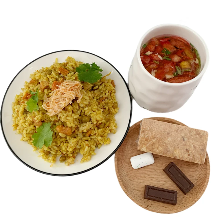 China Survival Outdoor Food Flameless Self-heating MRE SOS Emergency Food Ration