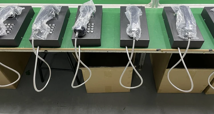 Anti Vandal Telephone Wall Mounted Public Telephone OEM Prison Phone with LCD Screen