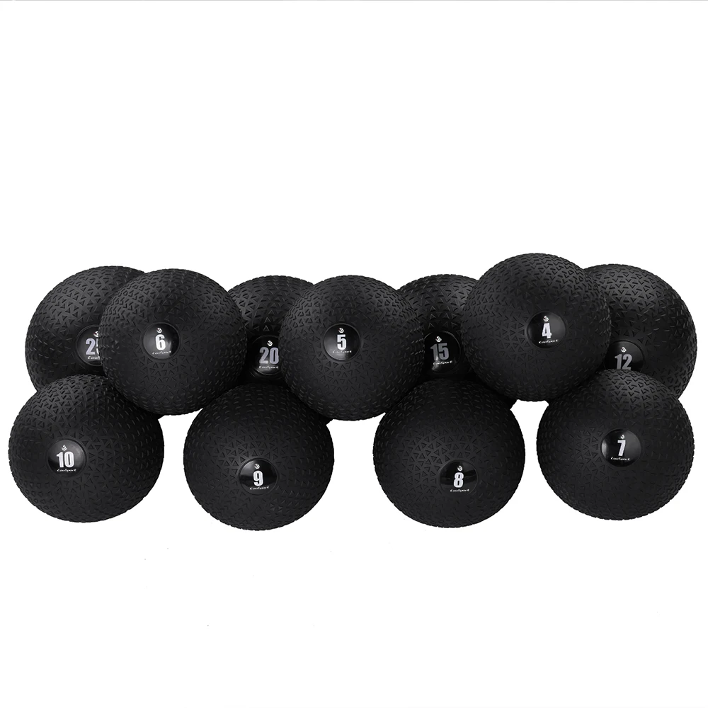 Sand-Filled No-Bounce Heavy Duty Slam Ball Weighted Training Ball Lbs Workout Exercise Fitness PVC Medicine Ball