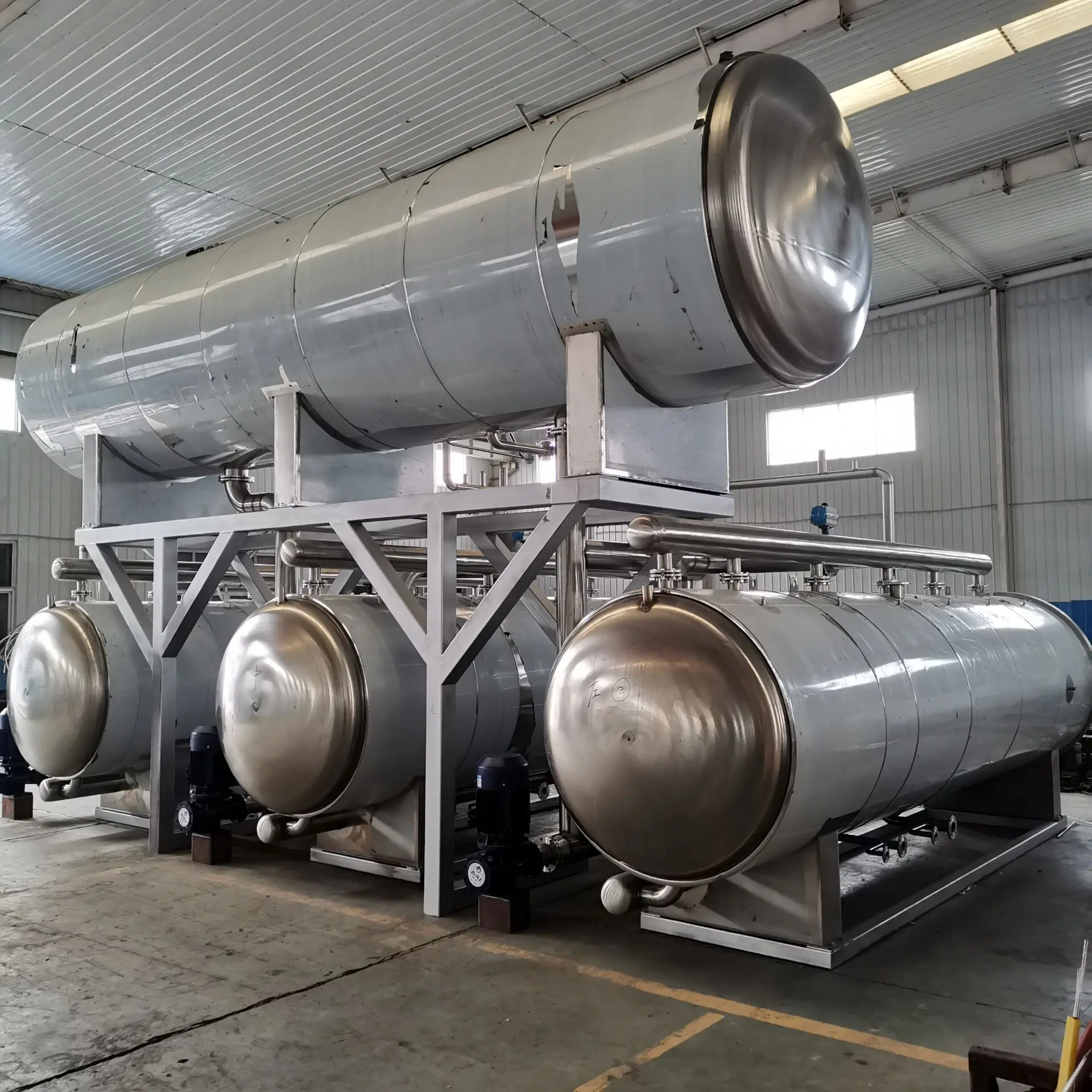 Food Grade Stainless Steel Sardines Steam Retort Oem Retort Pouch Sterilizer Canned Tuna Autoclave Retort