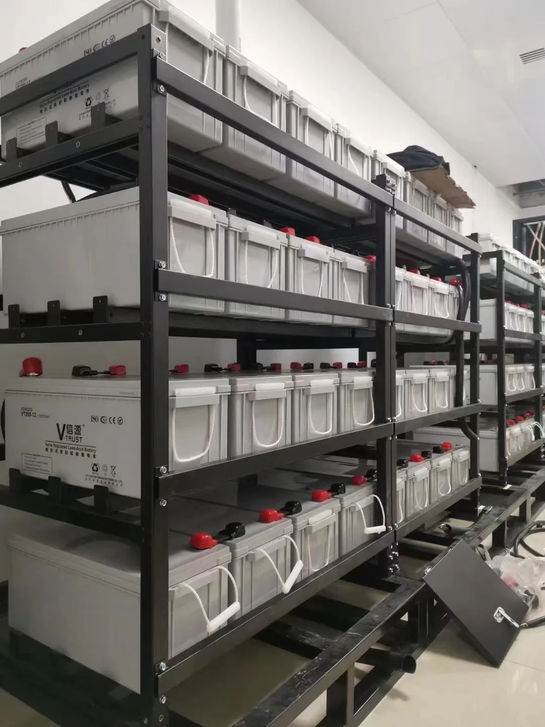 maintenance free 12V 90AH AGM battery deep cycle lead acid battery for Cable Television