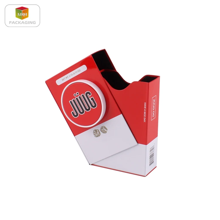 High Quality Hinged Tobacco Cigarette Pack Tin Box Wholesale