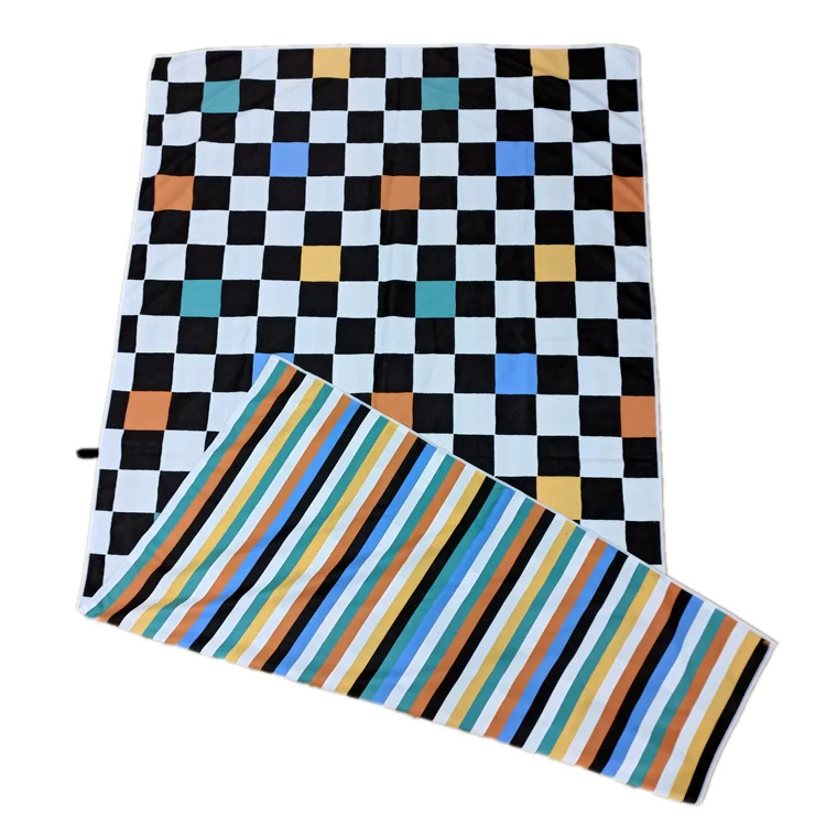 Yoga towel non slip microfiber yoga towel printed non-slip yoga hand towel