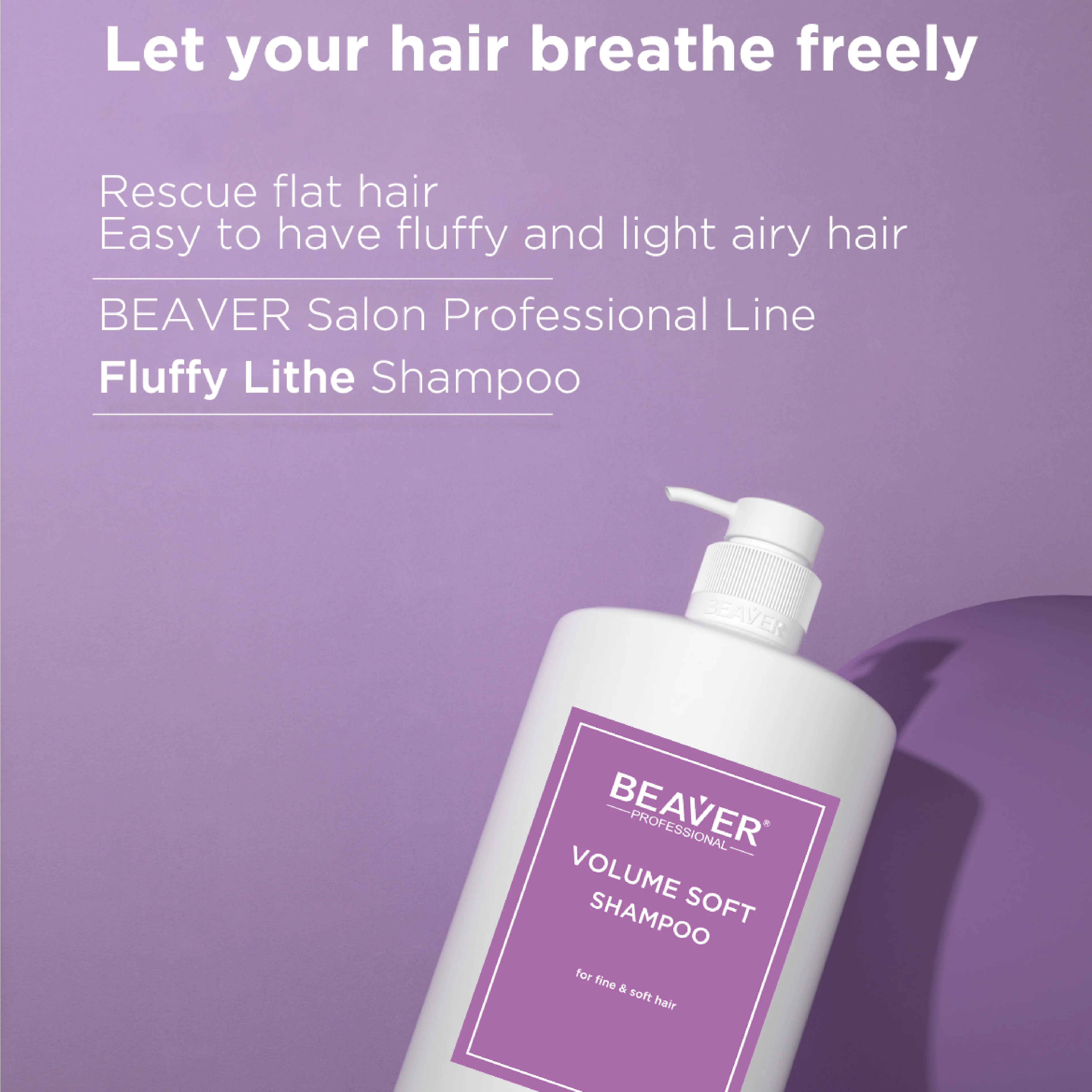 Beaver 3L Salon Professional Shampoo Hair Care Smoothing Shine Scalp Refreshing Salon Bulk Vegan Shampoo and Conditioner