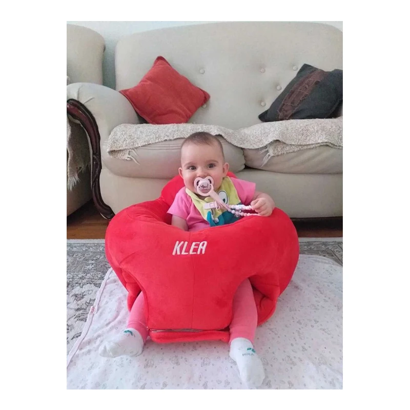 BEST SELLER Velvet Baby Sofa, from 4m +, 360 degree protection protected product PBT CE and EUR1 shipment Low MOQ baby chair kid