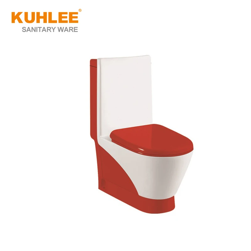 Luxury Bathroom Toilets Ceramic Washdown One Piece WC Colored Gold BLACK Toilet Bowl Water Closet