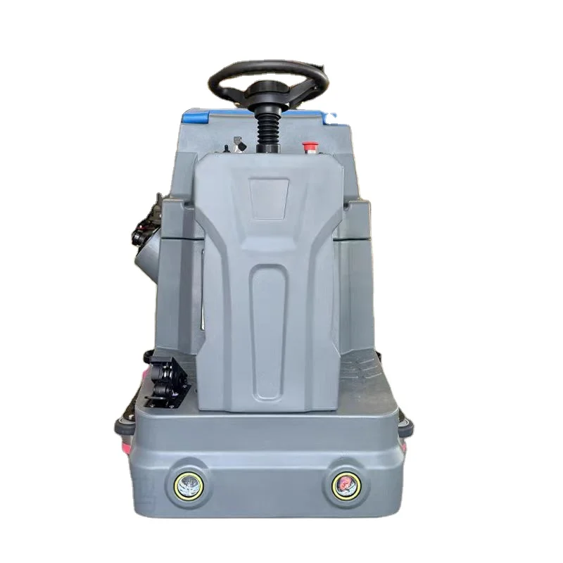 OXD90 2*380w Brush motor power ride on floor scrubber dryer machine concrete scrubber cleaning machine
