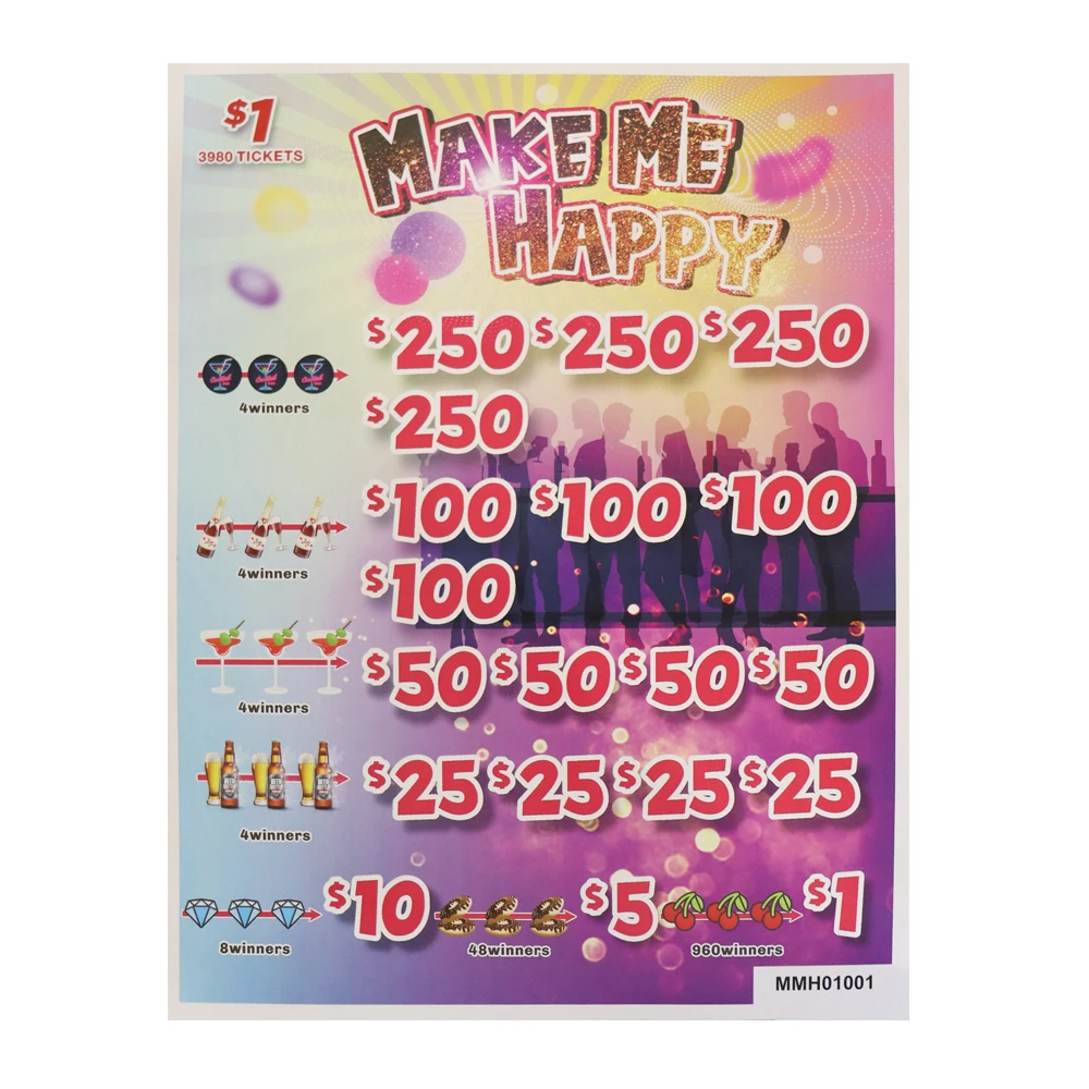 Заводская цена мгновенное отслоение билетов одно окно круглые вкладки азартные билеты и доска