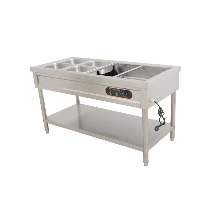 Customized Electric Buffet Bain Marie Food Warmer Steam cabinet for Hotel Restaurant