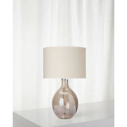 ceramic white bubble luxury table lamp with lampshade for hotel