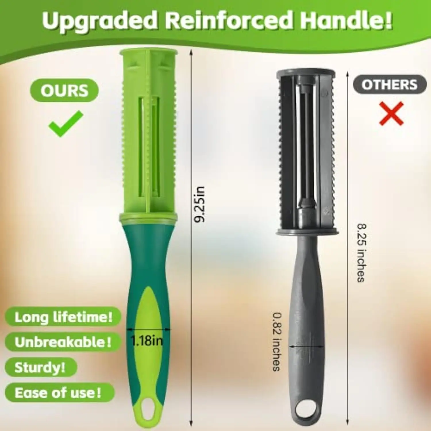 Manual Plastic Pet Hair Remover Couch Furniture Clothes Sticky Lint Rollers & Brushes for Effective Dog & Cat Hair Removal