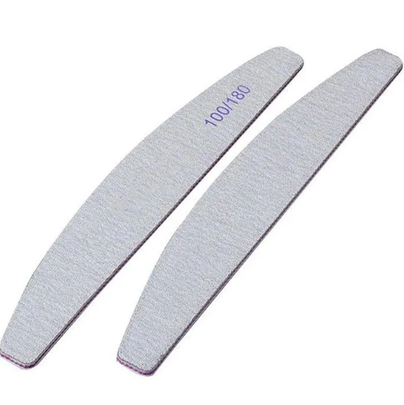 Professional Emery Board Manicure Pedicure Art Tools nail file sticker