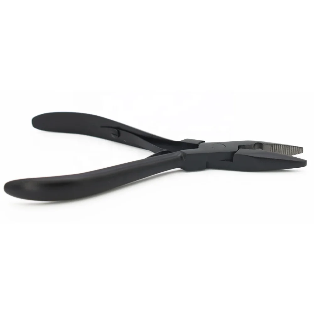 ARLANY Multi Functional Hair Extension Pliers with Teeth Weft Application Pliers Clamp Pliers for Micro Ring Link Bead