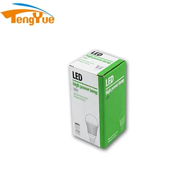 Customized LED Table Lamp Packaging Boxes Energy Saving Light Bulb Printing Packaging Art Paper Paper Box