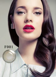 F Series Factory customize soft color contact solution lens Women Beautiful Hot Sale eye