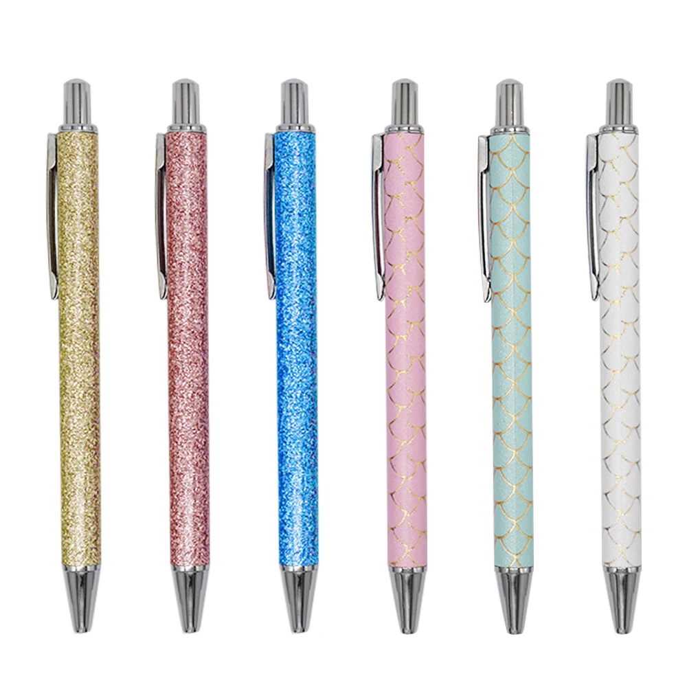 
2020 luxury metal ballpoint pen gifts pen metal pen with customized leather 