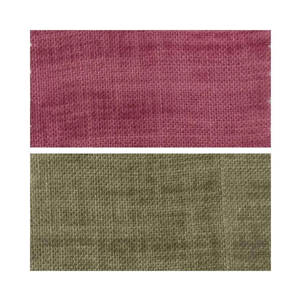 2024 High quality breathable colorful option pure ramie dyed fabric with good price