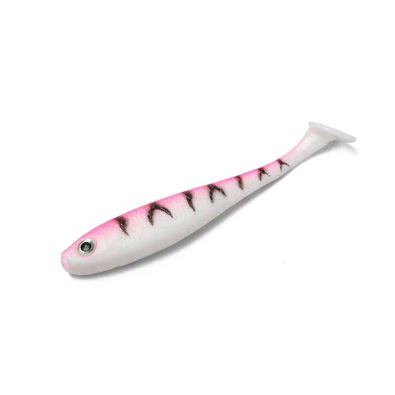 Factory Wholesale Plastic Lead Lure Head Jointed Fish Shad Catfish Soft Pvc Bait Rubber Fishing