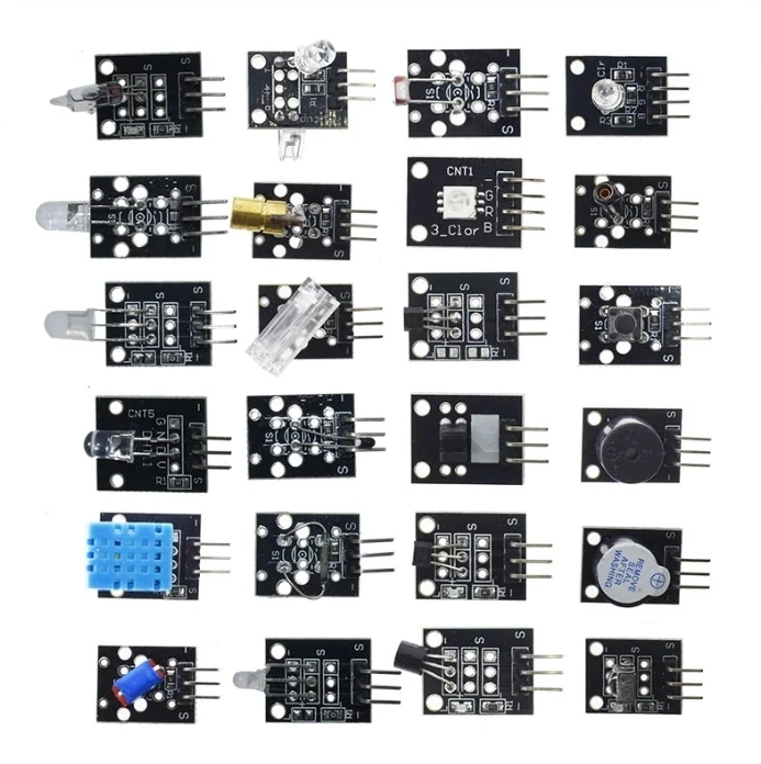 Raspberry PI Sensor kit 16 kinds 37 kinds with  37 sensor kits 45 in 1 sensor kit compatible with Arduino