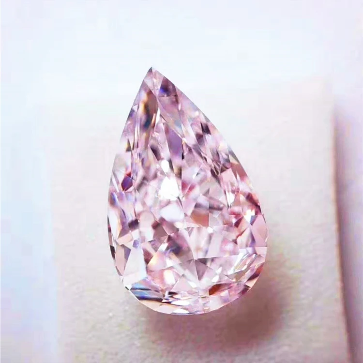 High Quality GIA Certified Wholesale Diamonds 3.88ct vs2 Pear Shape Natural Pink Loose Diamond Jewelry